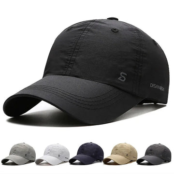 Outdoors Sports Quick Dry Waterproof Hat Men Women Fashion Baseball Cap Light Thin Adjustable Snapback Cap Bone Gorras Hombre