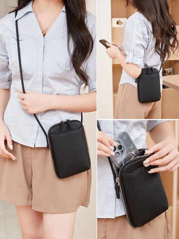 Small And Mini Women's Crossbody Bag Solid Color Versatile Mobile Phone Bag fashionableluxury large capacity shoulder bag