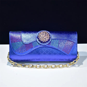 New Lady Shoulder Bag Luxury Designer Wedding Clutch Purse Evening Bags Rhinestones Handbags Party Clutch Purse Diamonds Handbag