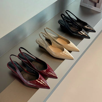 Summer Cover Toe Slip On Women Sandals Fashion Shallow Ladies Casual Wedges Low Heel Singbacks Sandalias