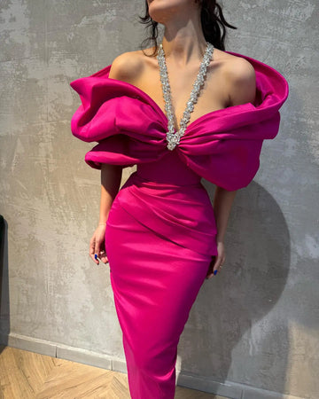 Red Black Women Sexy Off the Shoulder Crystal Halter Bodycon Long Bandage Dress Celebrate Evening Party Cocktail Outfit