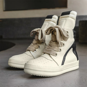 Breathable High Top Walking Shoes Lightweight Slip Resistant Walking Boots for Men Streetwear Sneakers Trendy Men's Ankle Boots