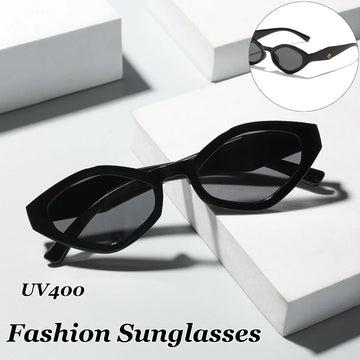 Men Women Fashion Retro Cat Eye Sunglasses Luxury Brand Fashion Goggles Trendy Outdoor Driving Travel UV400 Sunglasses