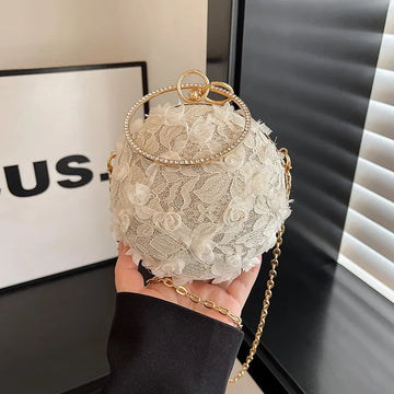 Fashion evening bags for women crossbody bag lace party bag luxury clutch bag designer handbag purses female wedding bags new in