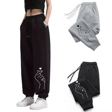 Woman Casual Daily Jogger Pants Outdoors Jogging Sweatpants High Quality Sports Versatile Elastic Band Drawstr Women's Trousers