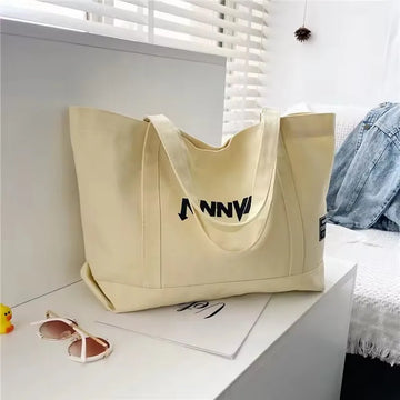 100pcs Wholesale Cheap Canvas Tote Bag Custom Printed Logo Women's Cotton Canvas Bags