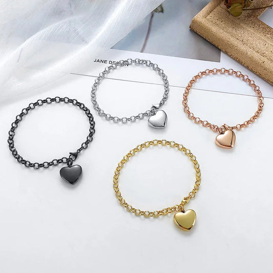 Free Engrave Text Cremation Bracelet for Ashes Cremation Jewelry, Heart Urn Ashes Bracelet for Women, Keepsake Urn Memorial Gift
