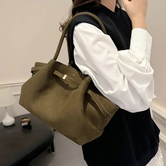 Fashion Trend Women Niche Handbag Multifunctional Large Capacity Shoulder Bag Wedding Tote Commuter Underarm Design Handbag 2024