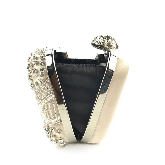 New Clutch Dinner Bag Handmade Beaded Exquisite Dress Bridal Clutch Bag Diamond Evening Bag Luxury Designer Handbag Evening Bag