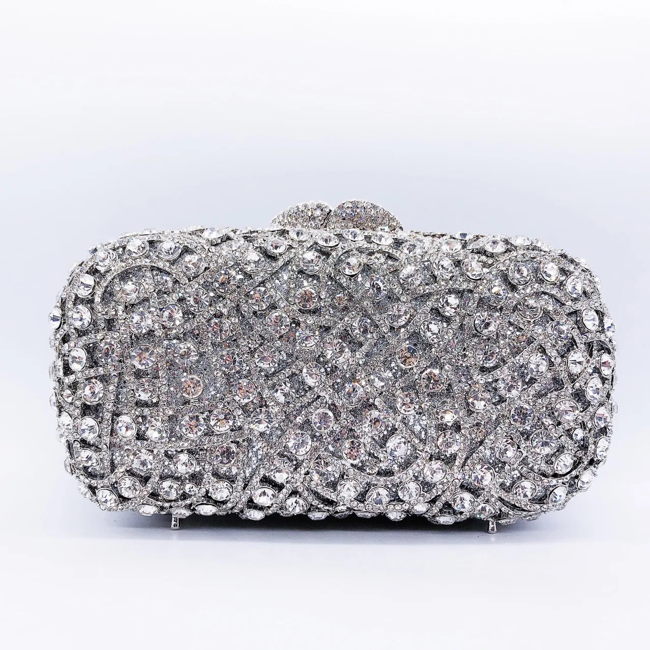 Women Hollow Out Diamond Evening Bag Wedding Party Banquet Bag Crystal Clutch Bag Rhinestone Dress Bag Luxury Designer Handbags