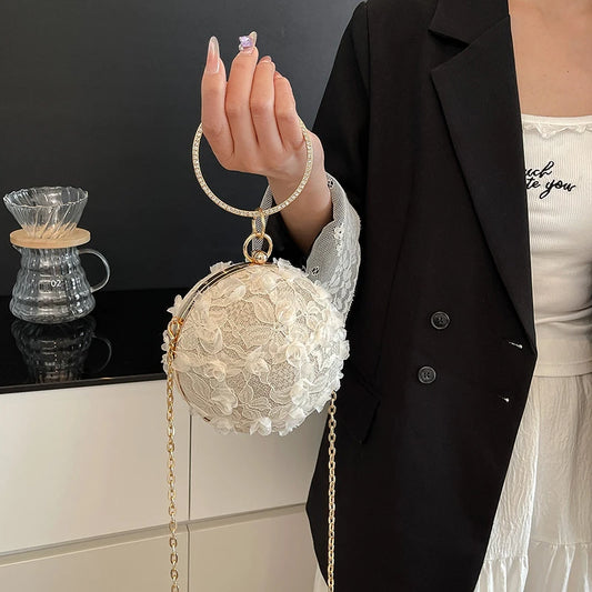Fashion evening bags for women crossbody bag lace party bag luxury clutch bag designer handbag purses female wedding bags new in