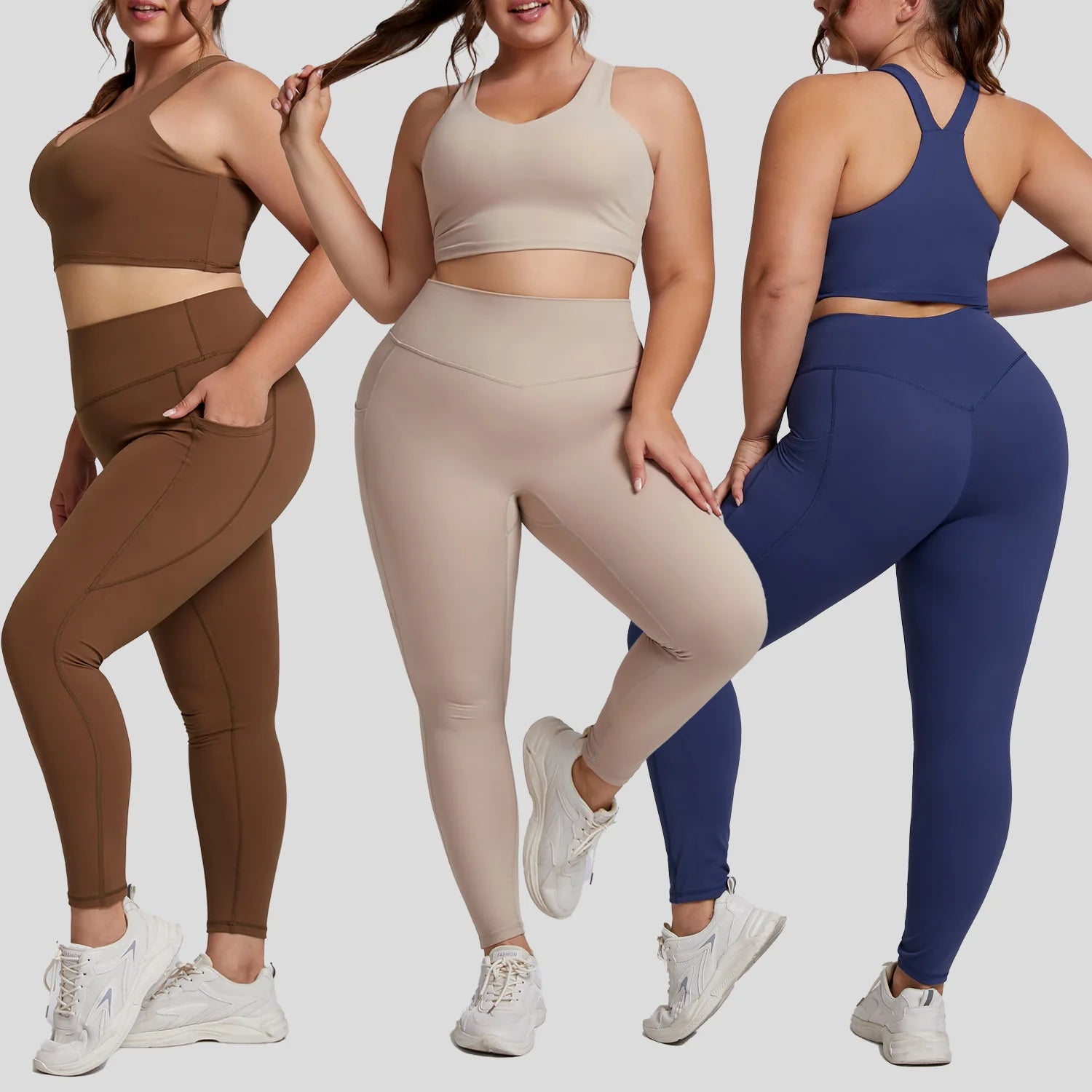 1/2PCS Yoga Set Women Plus Size Workout Oufit Women Sports Bra Gym Leggings Super Stretch Fitness Suit 3XL Women Activewear