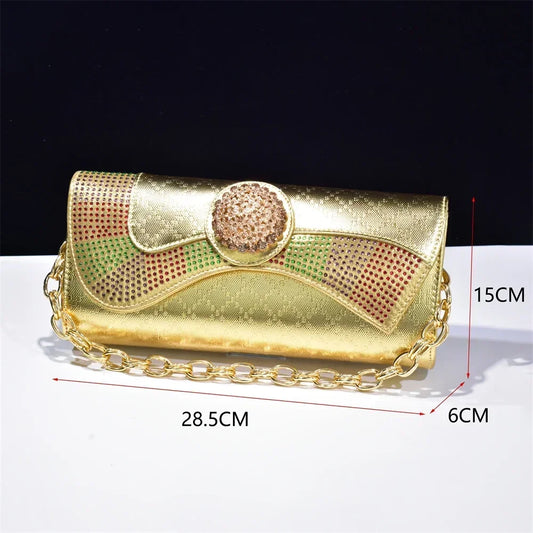 New Lady Shoulder Bag Luxury Designer Wedding Clutch Purse Evening Bags Rhinestones Handbags Party Clutch Purse Diamonds Handbag