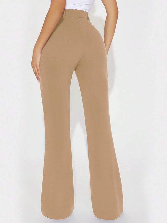 Ladies' commuting elegant straight leg pants