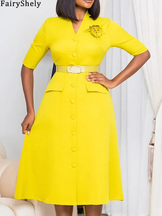Sexy Long Sleeve Plus Size Dress Solid  V Neck Women Large Big Dresses Belt Lady Summer Party Tight Curvy Dress