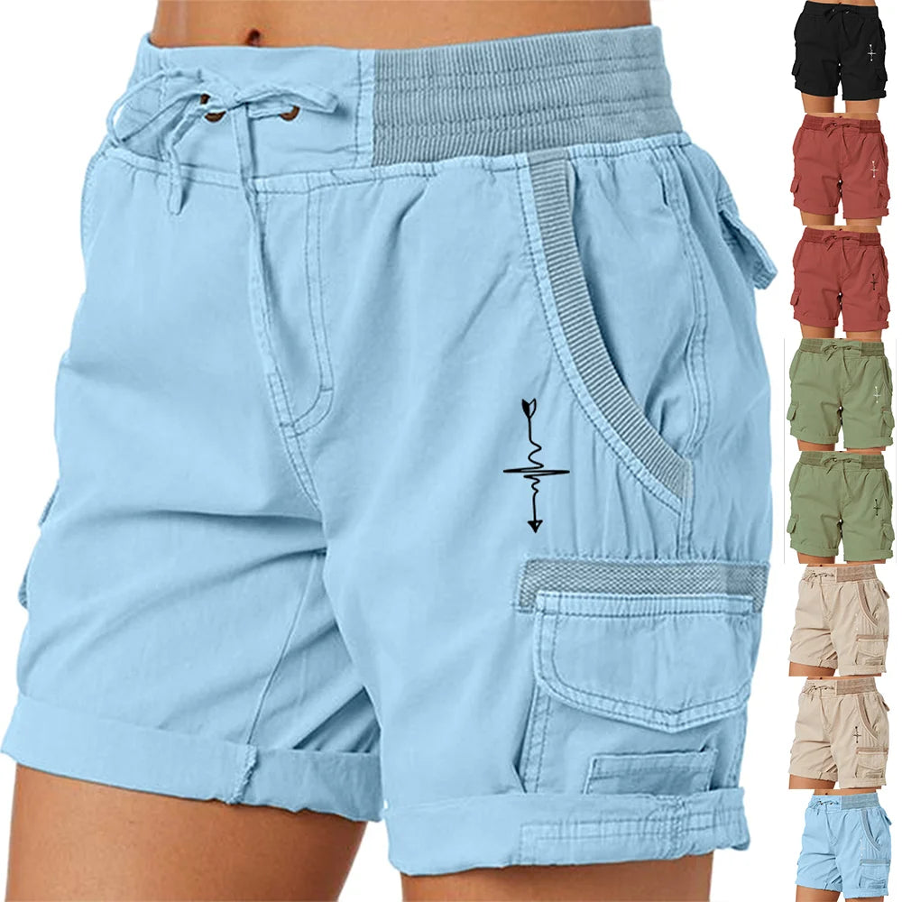 Skorts for Women Arrows Print Cargo Shorts Short Woman Women's Summer Pants Lady Sports Shorts Women's Sumer Clothes Clothing