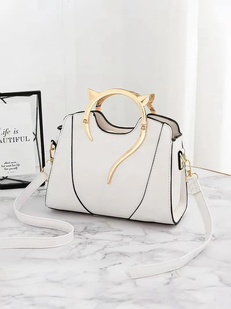 Cute Handbag for Ladies Crossbody Bag Cats Handle Bag Mini Handbag Shoulder Bags Messenger Bag Clutch Bag