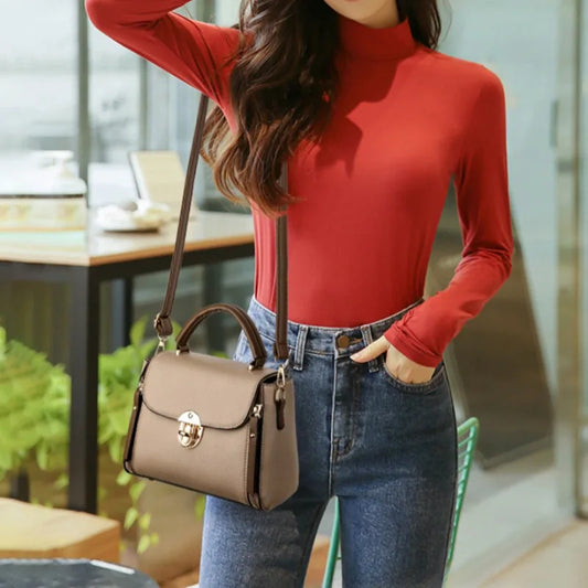 Fashion Tote Bag Multi Layer Ladies Bag Handheld Single Shoulder Crossbody Bag Large Capacity Simple Fashion Backpack