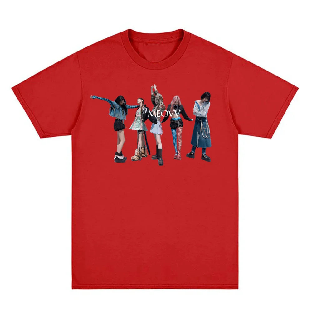 MEOVV-DROP TOP T Shirt Hip Hop Fashion  Vintage  T-shirts for Women  Y2k Top  Goth  Grunge Tshirt Roupas Femininas Punk  Tops