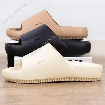 2025 New Ultra Soft Casual Sports Wear-Resistant Outdoor Heightened Slippers Sandals Couple Model Slippers For Women