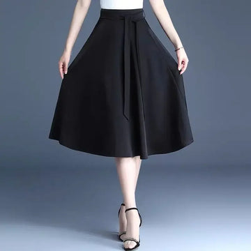Woman Skirt Summer 2024 Midi A Line Skirts For Women Offer Original Hot Aesthetic New In Luxury Elegant Casual High Quality V