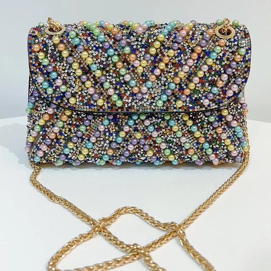 Diamond Women Luxury Clutch Evening Bag Wedding Crystal Prom Ladies Cell Phone Pocket Purse Female Small Flap Bags for Party Sac
