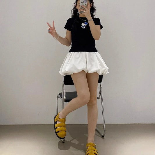 Yellow Thick Heel Backless Roman Style Sandals Women's Summer Casual Sports Breathable Korkusizades 2025 New Model